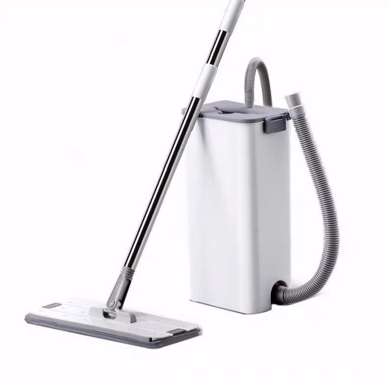 360 Degrees Shaft Rotates Aluminum Alloy Rod Floor Mop and Bucket Set Professional Floor Cleaning System