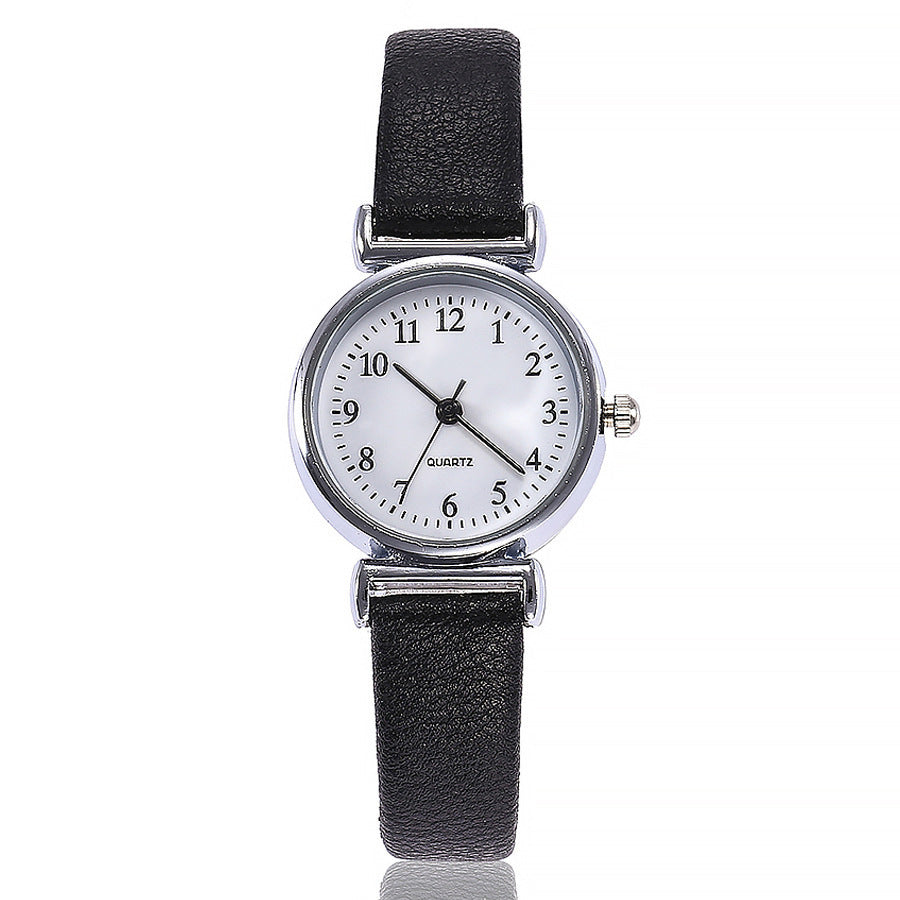 Classic Women's Casual Quartz Leather Band Strap Watch Round Analog Clock Wrist Watches