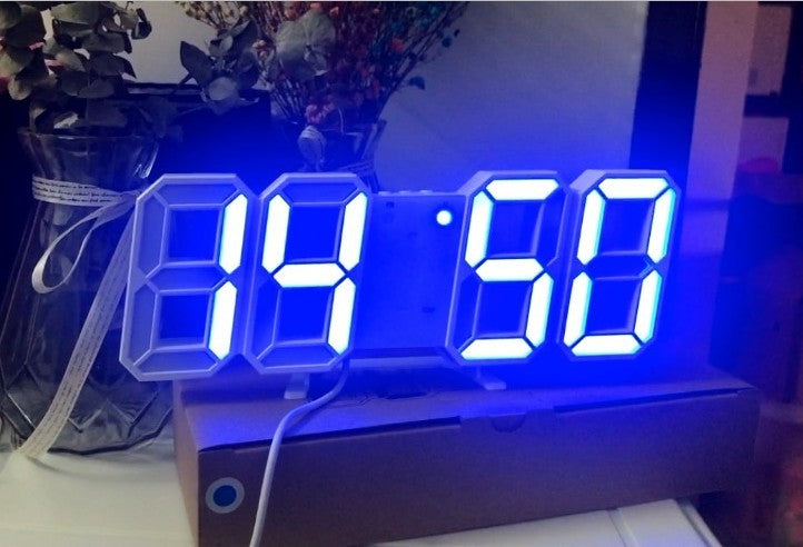 3D Luminous LED Digital Clock Simple And Versatile At Home