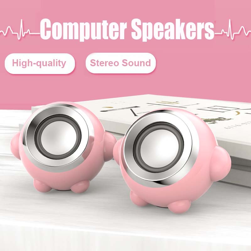 Home Wired Cute Multimedia Usb Subwoofer Mini Speakers