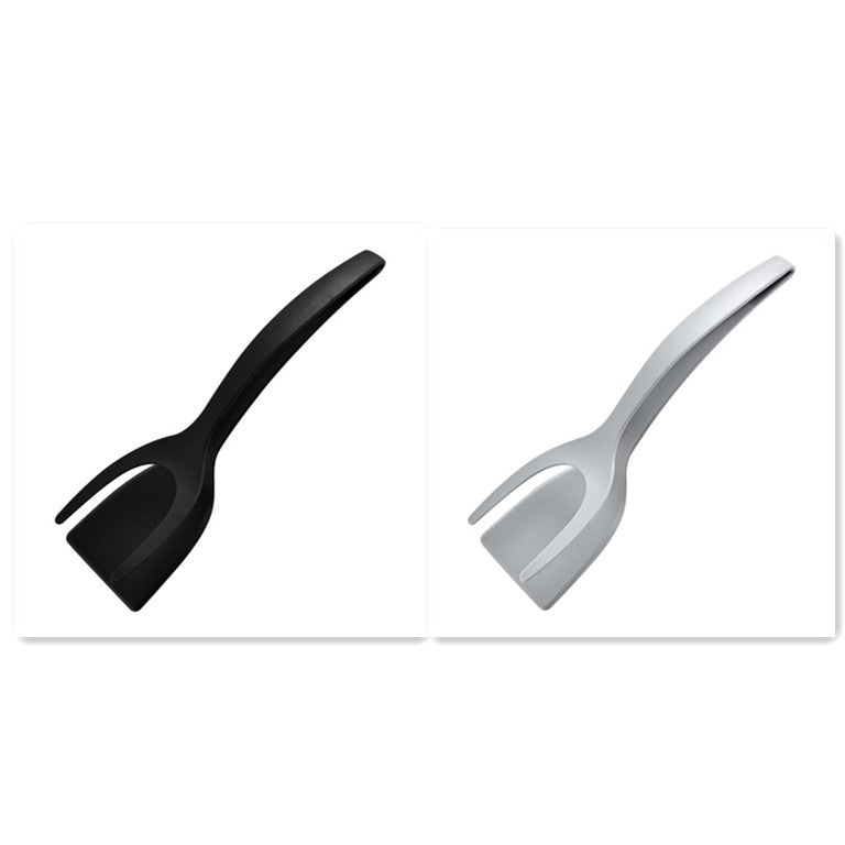 2-in-1 Grip and Flip Tongs Egg Spatula - Multi-Purpose Kitchen Tool