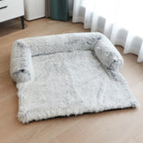 Soft Pet Mat Dog Bed Blanket Cushion Washable Rug for Couches & Cars - Plush Velvet, Removable & Warm