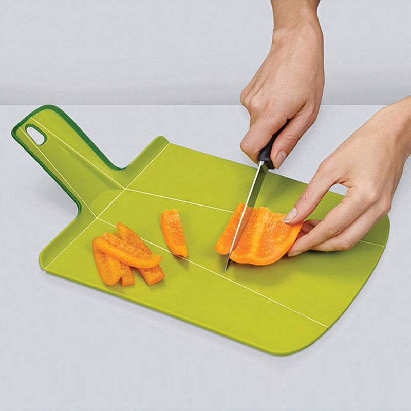 Household cutting board foldable plastic cutting board