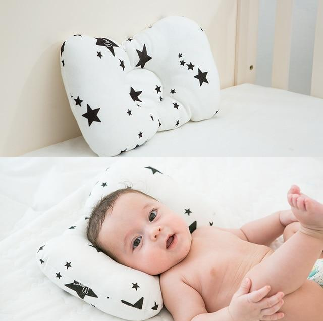 Bedding Baby Kids Pillow Anti Roll Sleeping Pillow Neck Head Baby Pillow - Minihomy