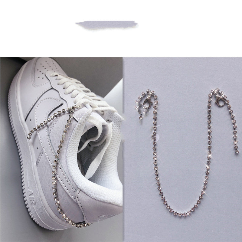 Anti-hook diamond shoelace chain