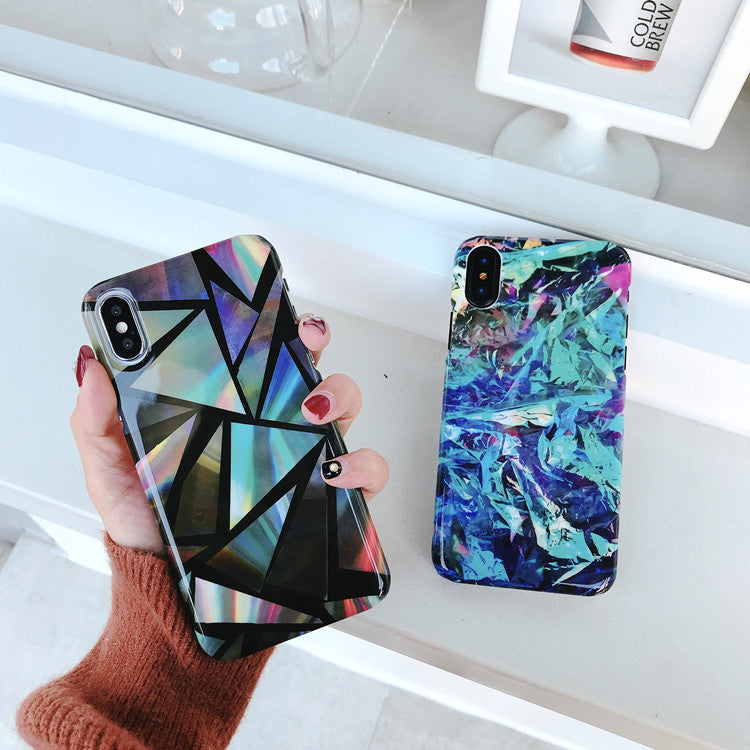 Compatible With , Simple Geometric Trianglemobile Phone Shell X Creative Personality Tide Men And Women Models