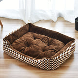 Kennel pet supplies in the large dog pet nest Golden Retriever dog bed autumn and winter cotton dog mat