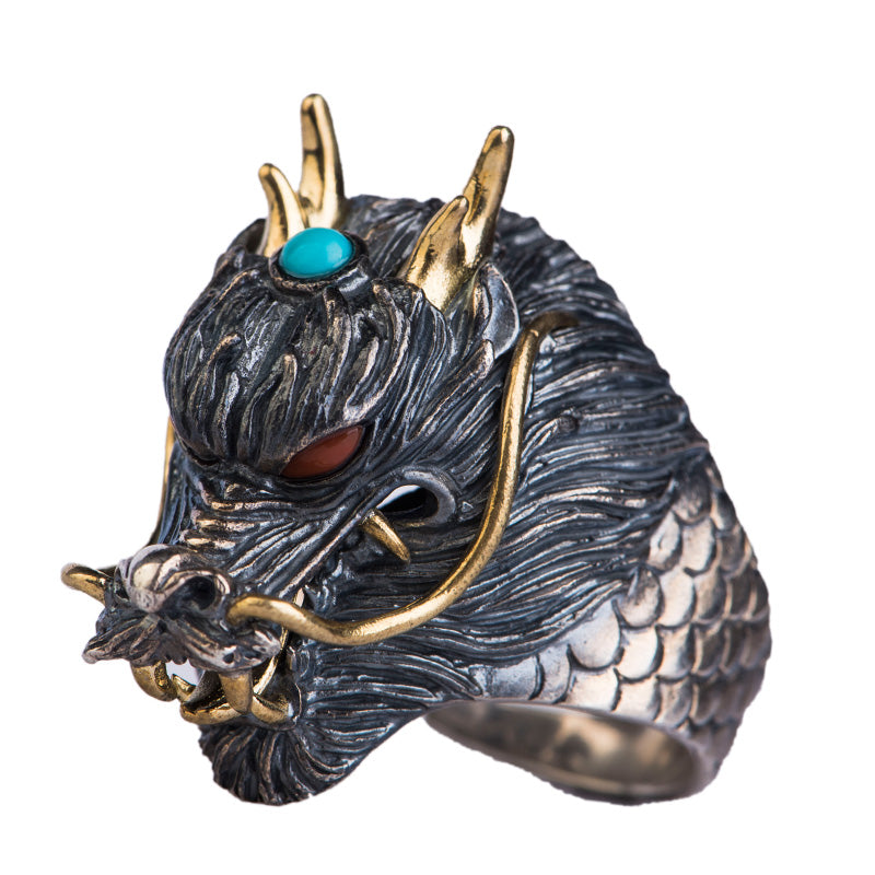 Handmade dragon ring