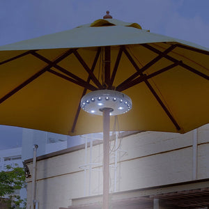 Beach stall Umbrella led light  lamp for garden - Minihomy