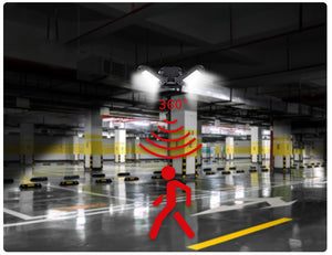 General Deformable Lamp Garage Light Radar Warehouse Industrial Lamp Home Lighting High Intensity - Minihomy