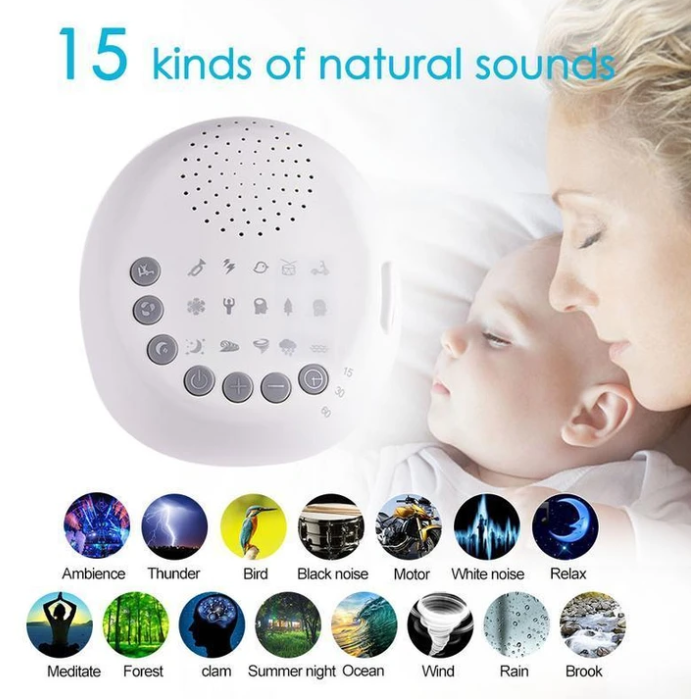 White Noise Machine for Baby Sleeping & Relaxation - Minihomy