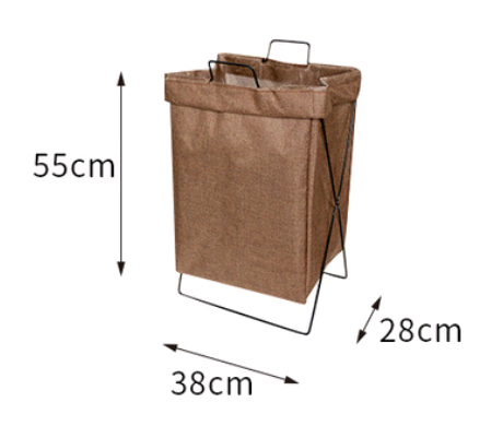 Foldable fabric hamper household bathroom clothes storage laundry large storage basket