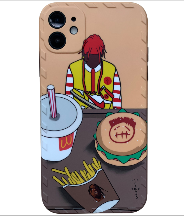 Cartoon Style TPU Phone Case for iPhone
