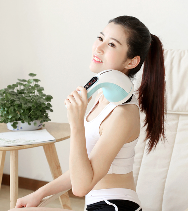 Charging hand-held neck, waist and shoulder electric multi-function