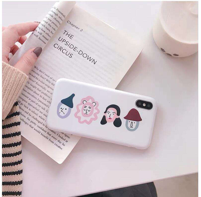 Compatible With Soft Silicone Case For X 10 X XS Max XR 6 6S 7 7 Plus Red Riding Hood Cartoon Girl INS - Minihomy