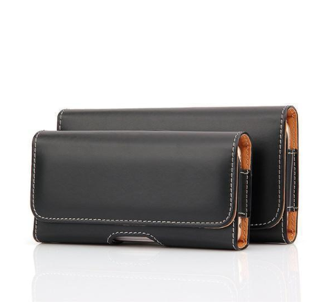 Mobile phone pocket hanging waist leather case
