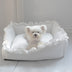 Super Comfy Princess Dog Bed Sofa Pet Kennel House Mat for Small Dogs Cat Teddy - Minihomy