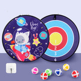 Children's Sticky Ball Dart Board Cartoon Fun Dart Board Plus Velvet A Variety Of Creative Cartoon - Minihomy