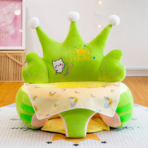 Baby Sofa Support Seat Cover Washable Toddlers Learning To Sit Plush Chair - Minihomy