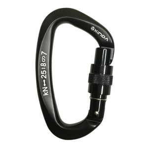 Outdoor Professional Rock Climbing Main Lock Carabiner Small D-shaped Main Lock Outdoor Quick-hanging Buckle Safety Buckle Rock Climbing Equipment