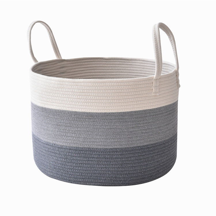 Cotton Rope Laundry Storage Basket