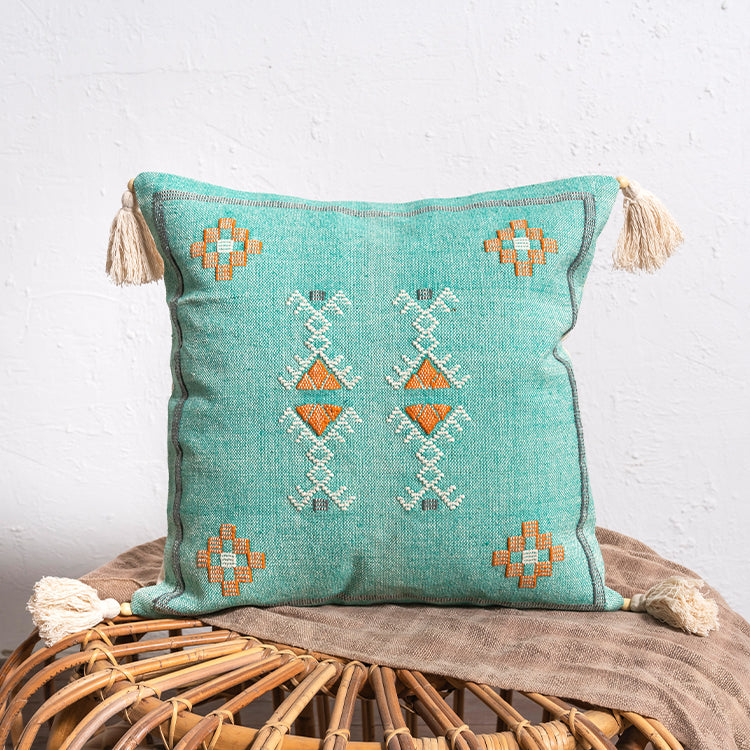 Imported Handmade Moroccan Pillow Cushion Bay Window Sofa Bed Cushion Bohemian Ins Style