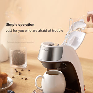 Coffee Machine Fully Automatic Home Office Mini American Small Portable Coffee Maker - Minihomy