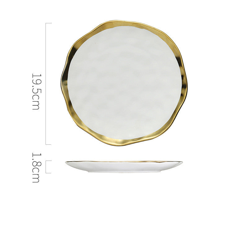 Nordic Dish Plate Household Wholesale Ceramic Tableware