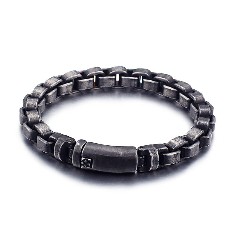 Titanium Steel Bracelet Casting Personality Trendy Men's Bracelet