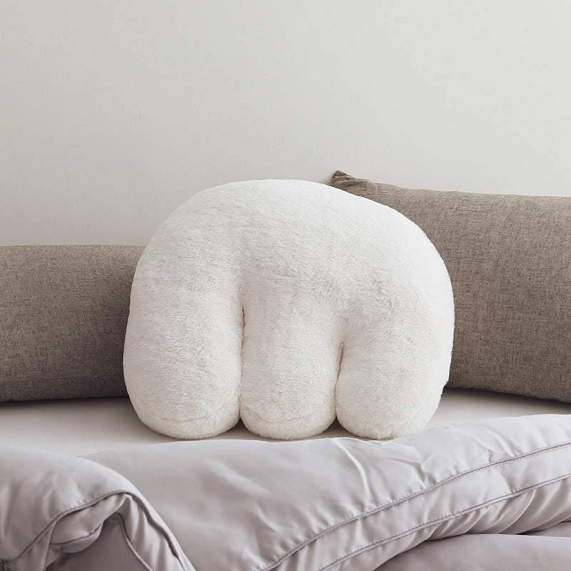 Rabbit Velvet Nordic Style Bedside Pillow