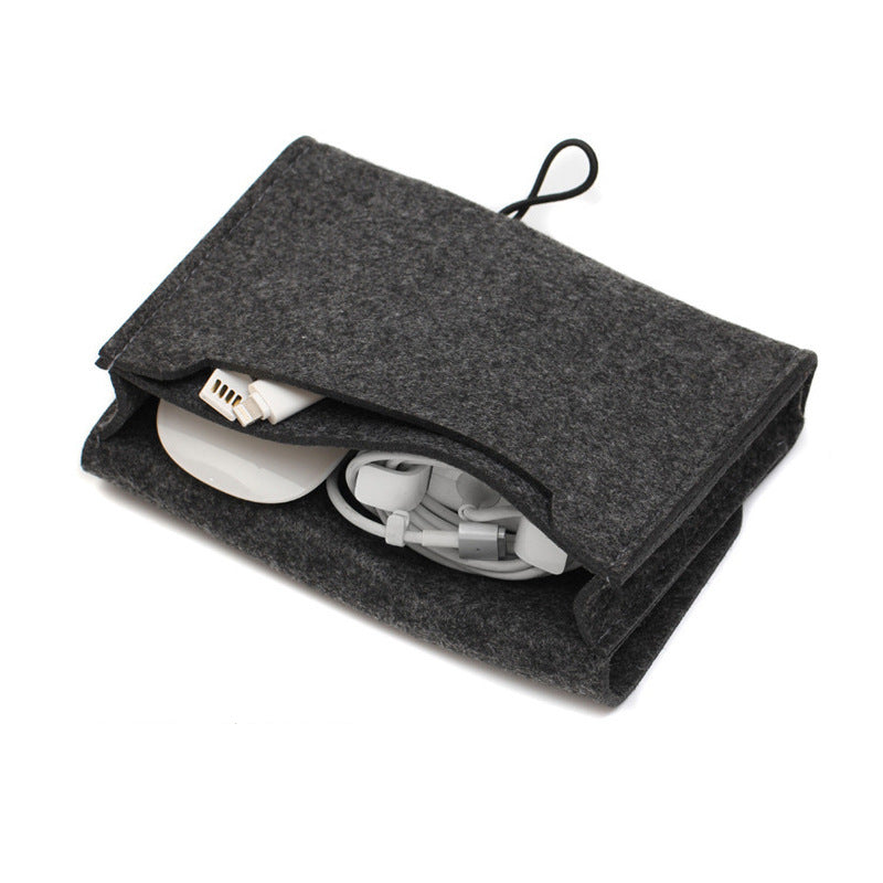Bed Storage Bag with Pocket Felt Bedside Hanger Table Sofa Bedroom Mattress Bedside Anti-slip Organizer Holders