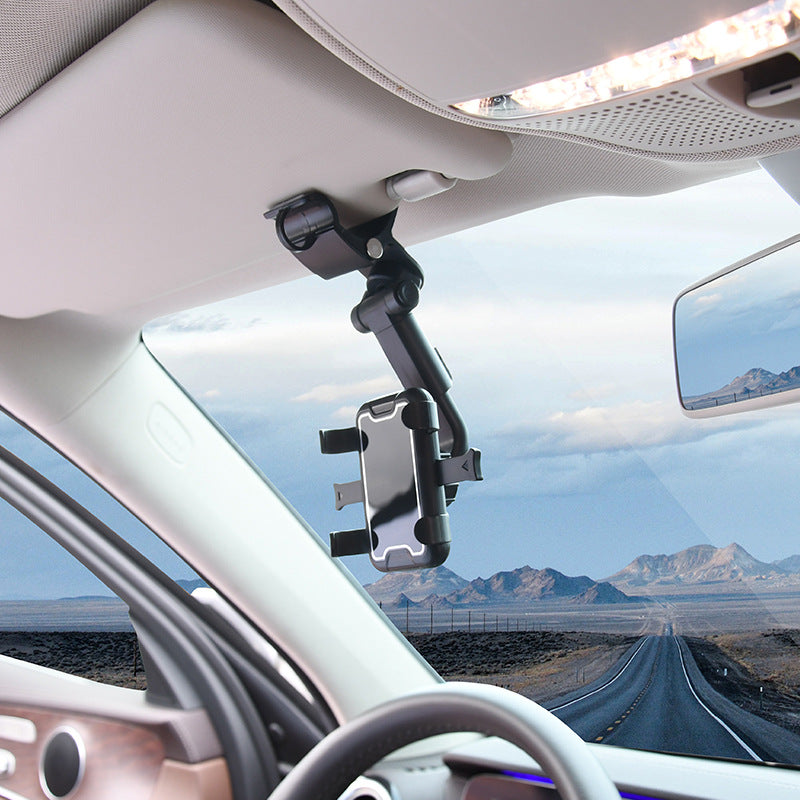 Sun Visor Chuck Car Mount Multifunctional Navigation Mount Rearview Mirror Holder Car Mobile