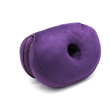 Multifunctional Plush Beautiful Buttocks Cushion In Half Fold Dual-use Cushion Pillow