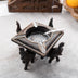 Thai Solid Wood Ashtray Covered Wood Carving Decoration Crafts