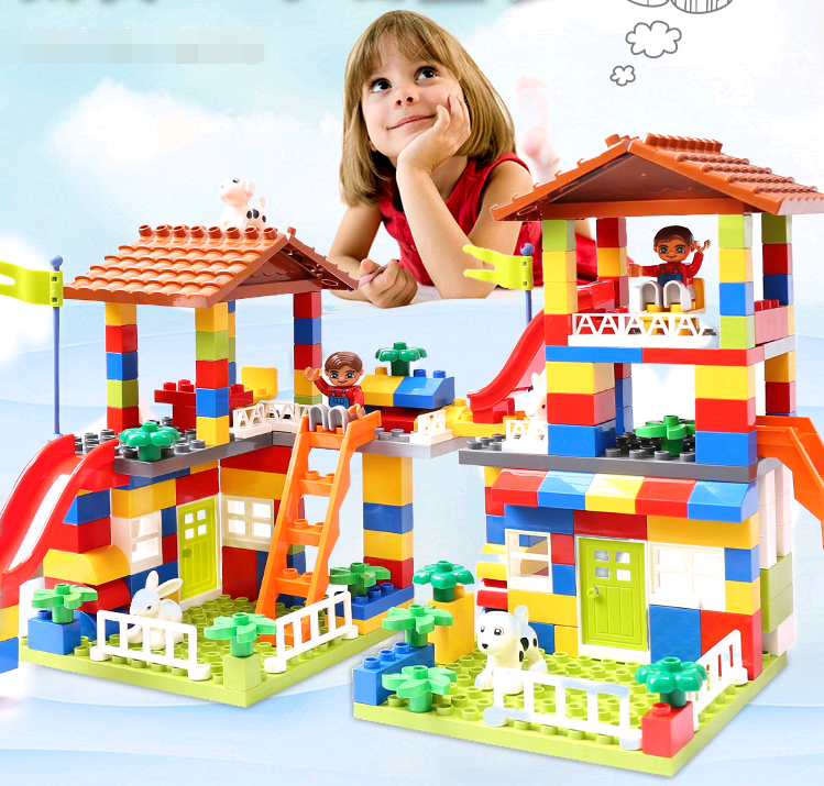 Children's puzzle building blocks early childhood toys - Minihomy
