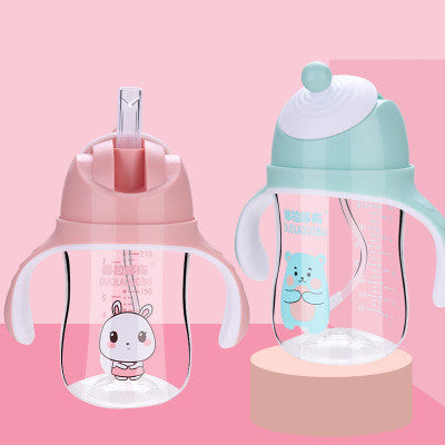 Straw Cup Baby Water Cup Drinking Milk Bottle Baby Children Learn To Drink Cup
