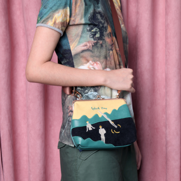 Embroidery Vintage Messenger Bag for Women - Minihomy