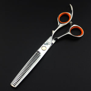 Screw hair scissors