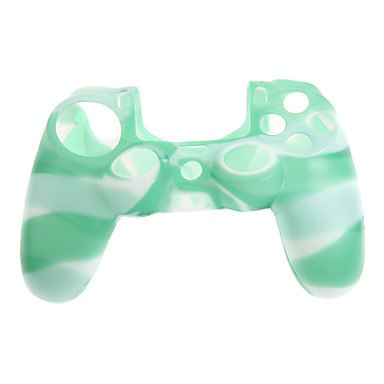 Camouflage Silicone Anti-Slip High Quality Protective Skin Case Green Style Joystick Case For PS4 Controller