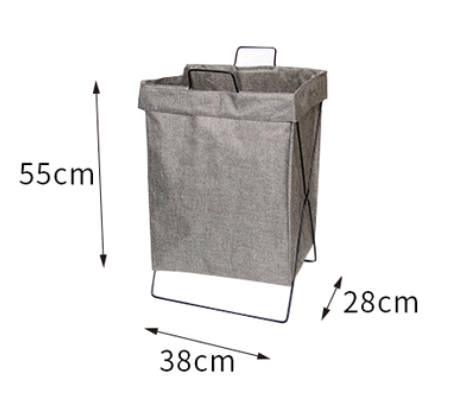 Foldable fabric hamper household bathroom clothes storage laundry large storage basket
