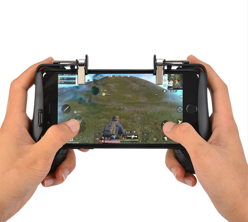 Four-In-One Phone Gamepad Console Trigger Controller Shooter for Games - Minihomy