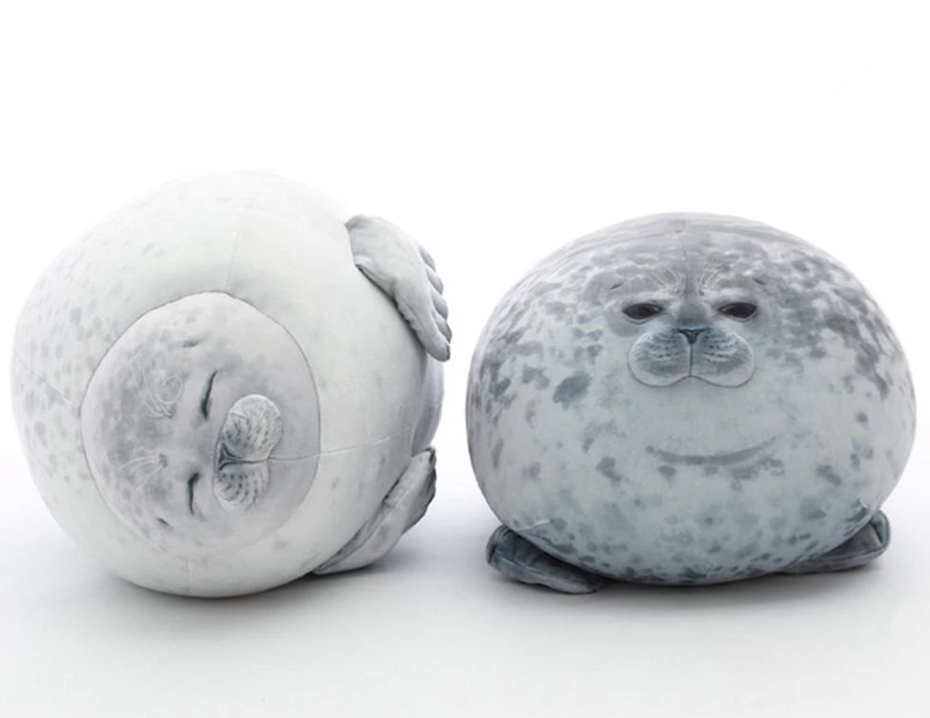 Large Seal Pillow Doll Aquarium Plush Toy - Minihomy