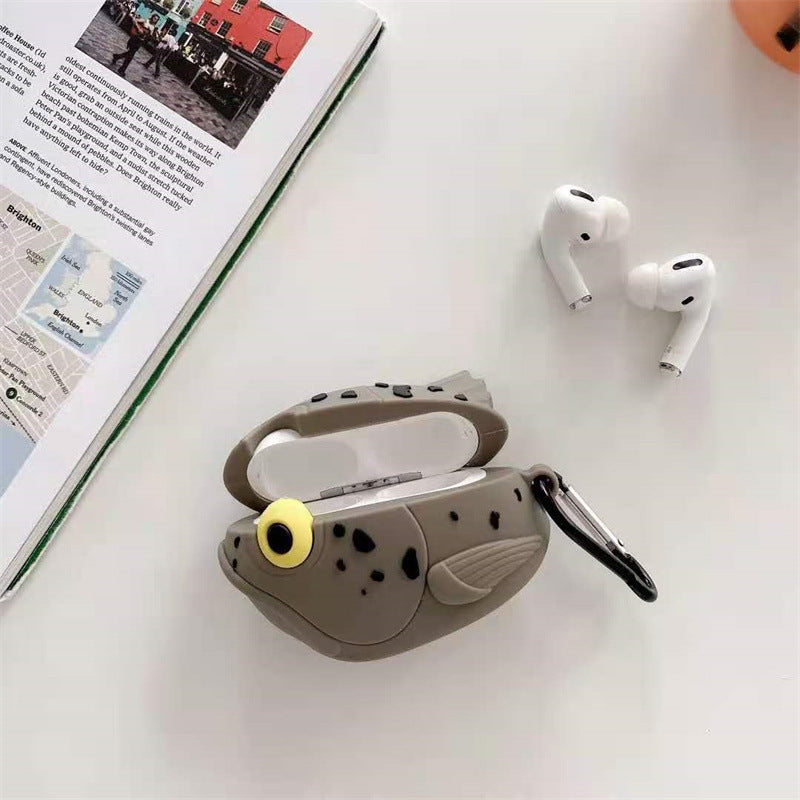 Creative Salmon Head Bluetooth Headset Protective Case