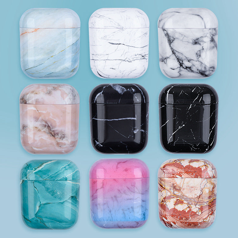 Compatible with Apple Marbled earphone case - Minihomy