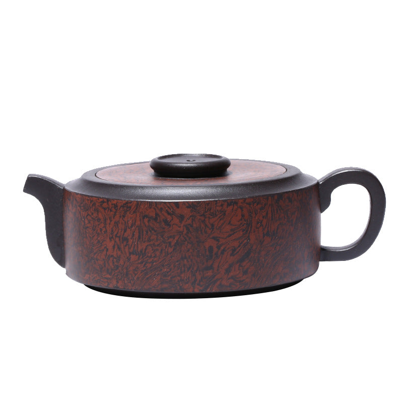 Raw Ore Minced Black Mud Zhoupan Teapot