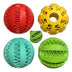 Rubber Food Ball Bite Resistant Dog Toy Mint Flavor Watermelon Tooth Ball Molar Toy - Minihomy
