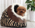 Leopard kennel  litter cat  dog house pet bed supplies