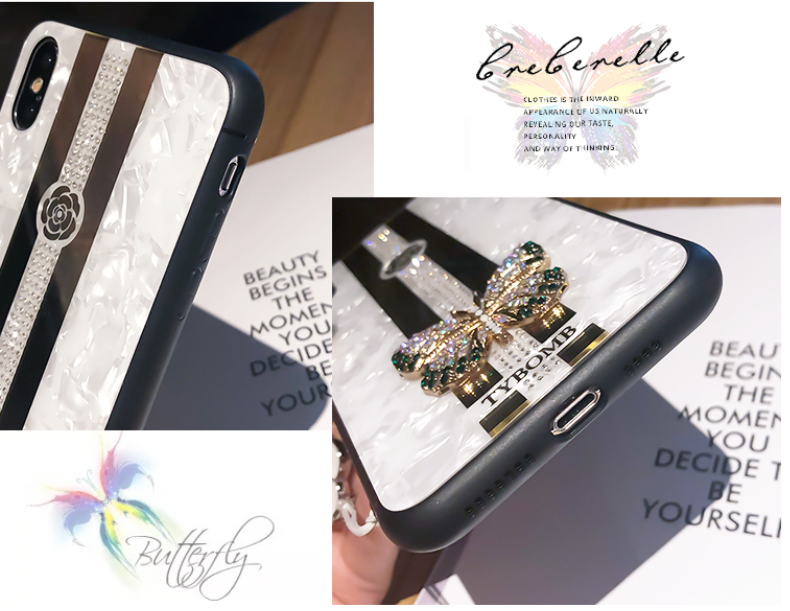 Luxury Diamond Butterfly Mirror iPhone Case - Minihomy