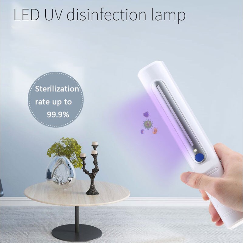 Ultraviolet Portable Disinfection Lamp Battery UV Sterilization lamp - Minihomy