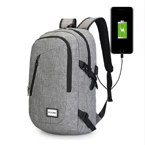 Men's shoulder bag, schoolbag, basketball bag, middle school students' charging Sports Backpack